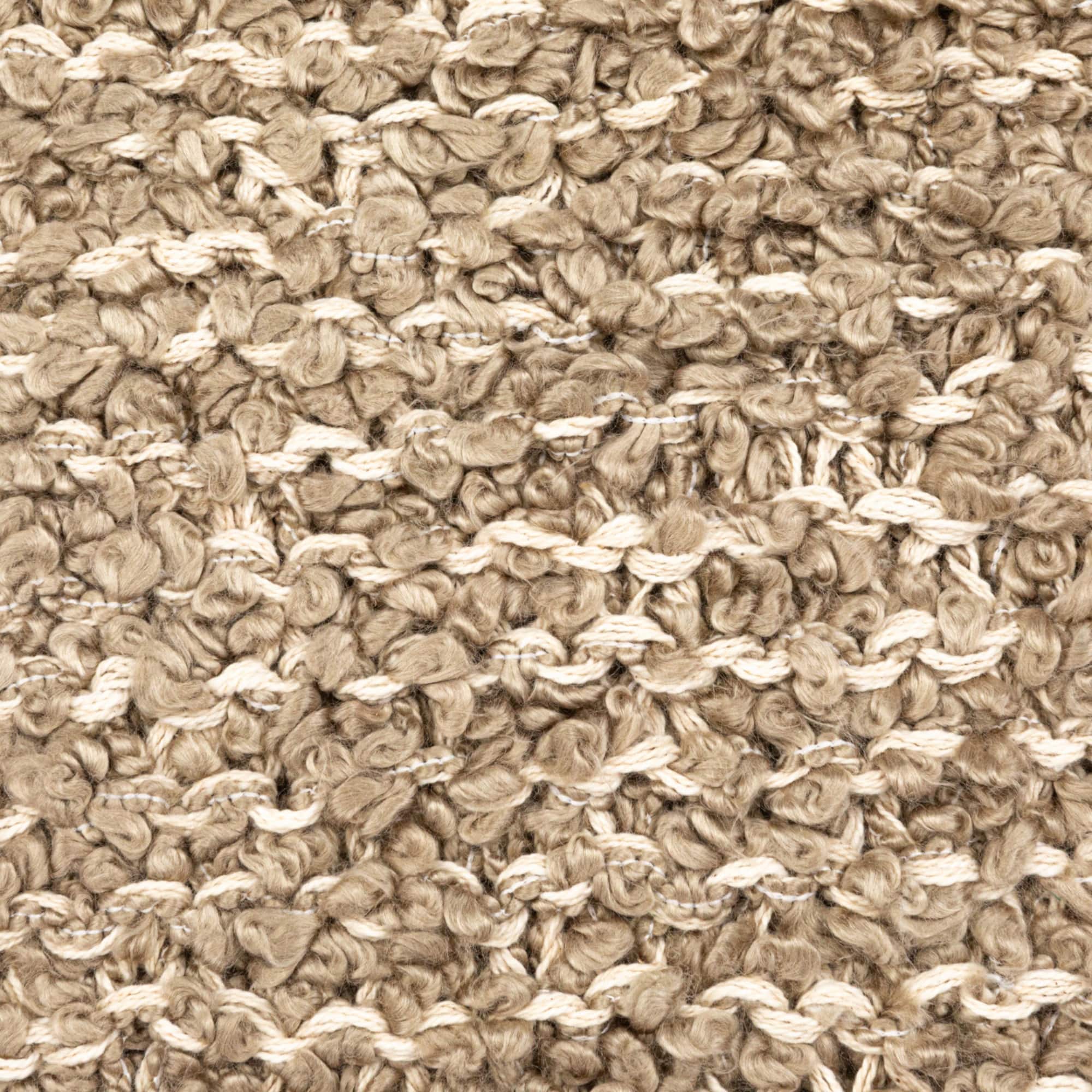 Hello Honey® 20" Brown Woven Cotton Blend Bouclé Pillow